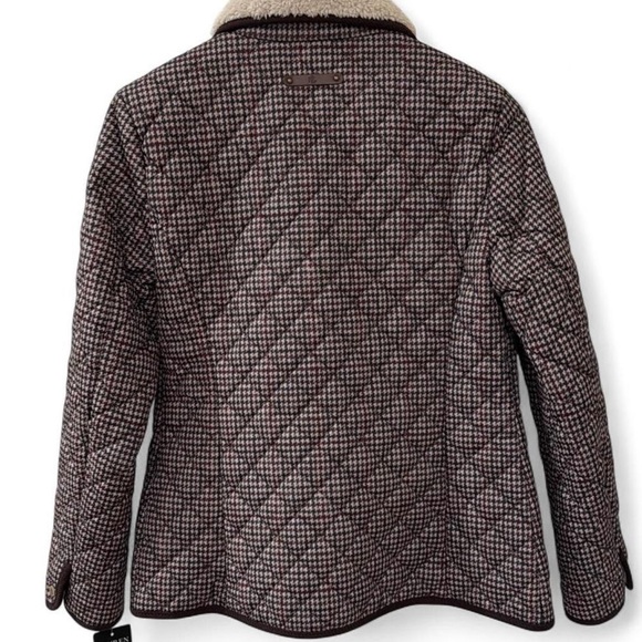 Ralph Lauren Women's Quilted Jacket with Cream Collar XS %100 Wool - Picture 3 of 10